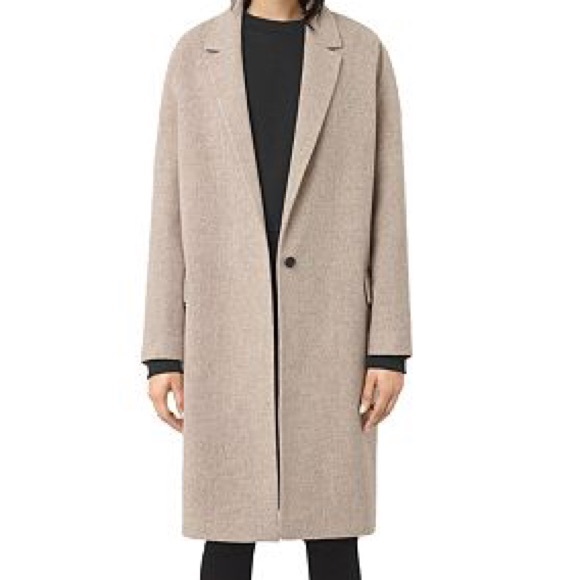 allsaints sancia lotto wool coat new with tag nwt - Picture 1 of 7
